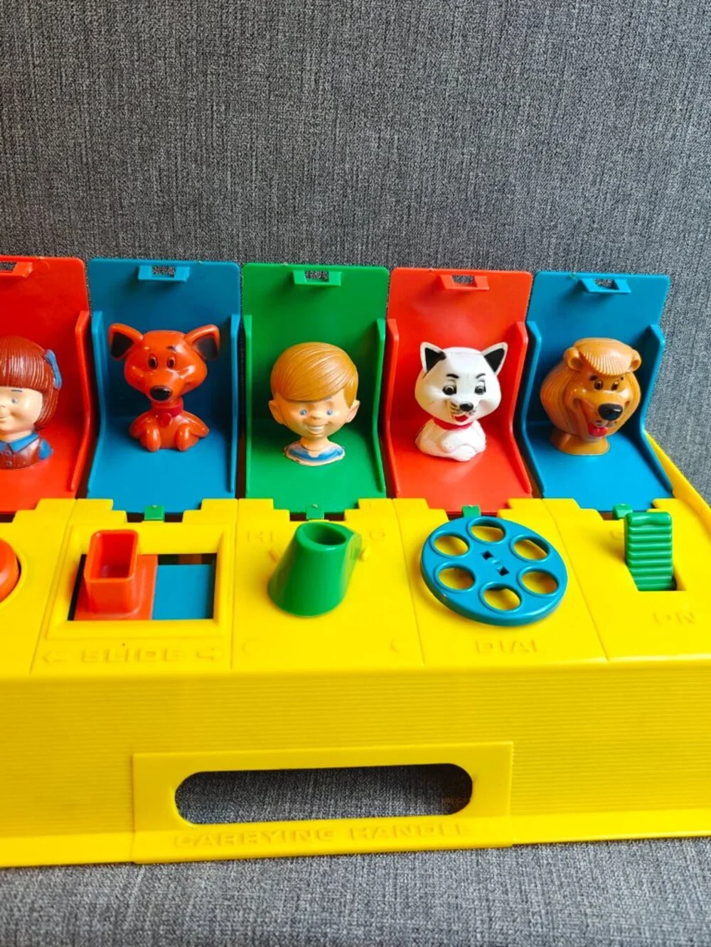 Vintage 1970s Kohner Busy Surprise Box Pop Up Activity Toy